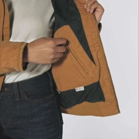 Chaqueta Active Jac aislante de peso pesado para mujer, en Washed Duck