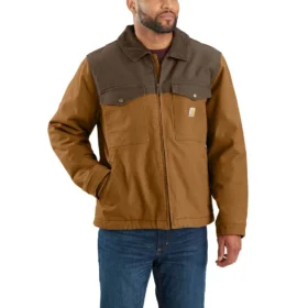 Chaqueta aislante de lona de corte holgado Montana para hombre