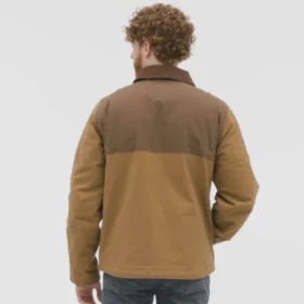 Chaqueta aislante de lona de corte holgado Montana para hombre