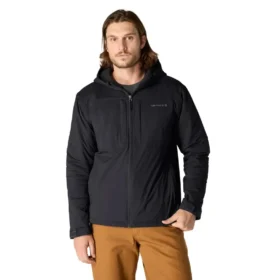 Chaqueta aislante ligera elástica con acabado DWR y corte holgado para hombre