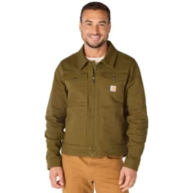 Chaqueta Berwick de lona de hombre, corte holgado y tejido Rugged Flex