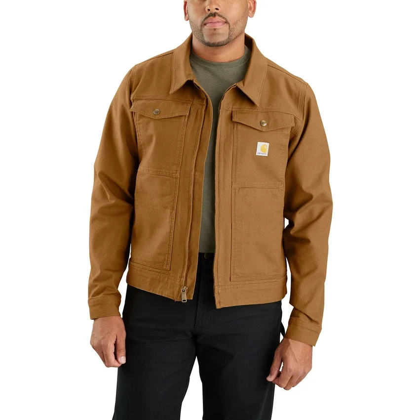 Chaqueta Berwick de lona de hombre, corte holgado y tejido Rugged Flex