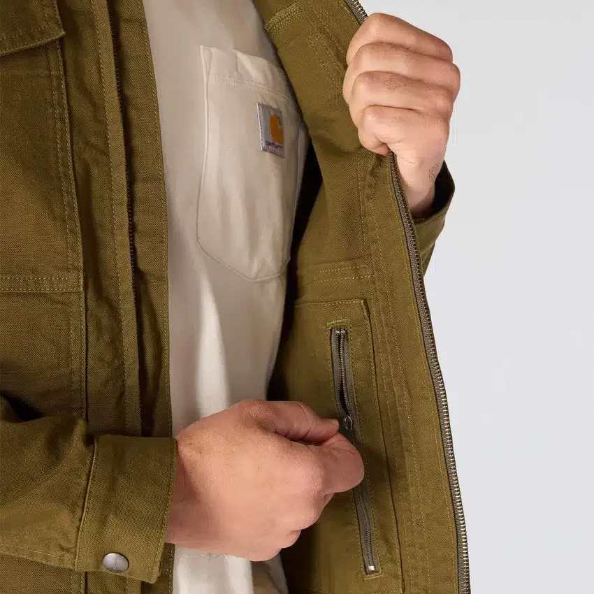 Chaqueta Berwick de lona de hombre, corte holgado y tejido Rugged Flex