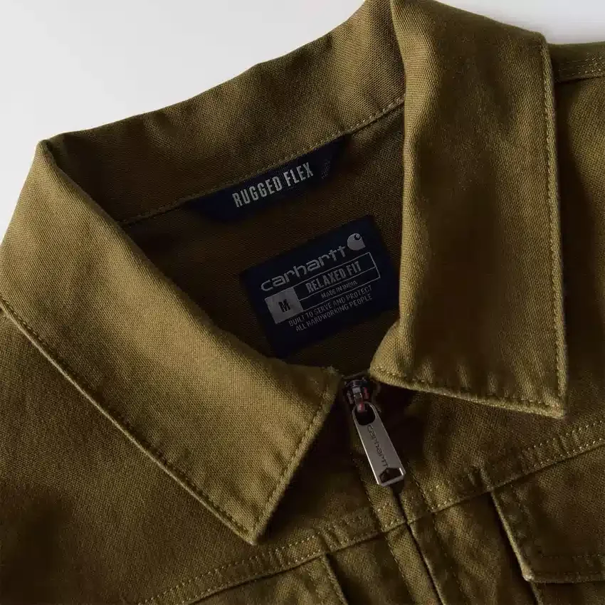 Chaqueta Berwick de lona de hombre, corte holgado y tejido Rugged Flex