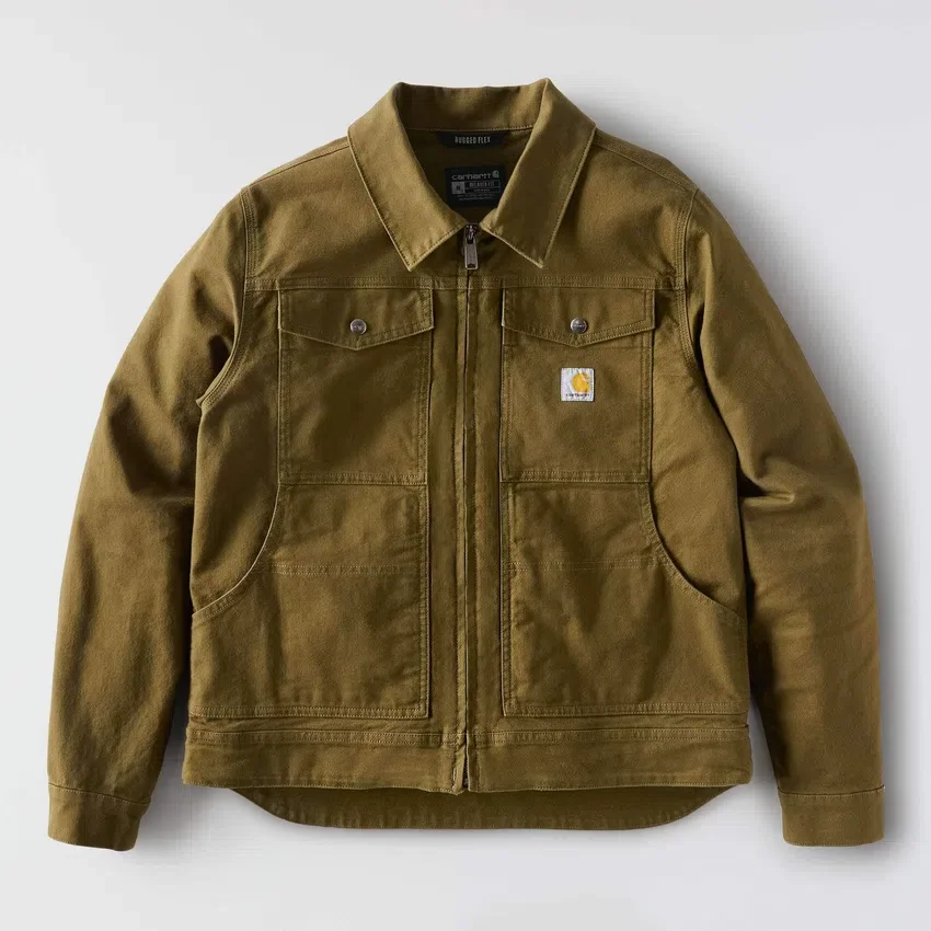 Chaqueta Berwick de lona de hombre, corte holgado y tejido Rugged Flex