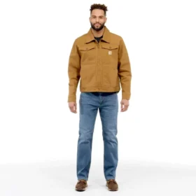 Chaqueta Berwick de lona de hombre, corte holgado y tejido Rugged Flex