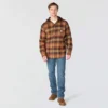 Chaqueta de camisa a cuadros con capucha Hamilton de corte holgado para hombre - Chaquetas de camisa para hombre