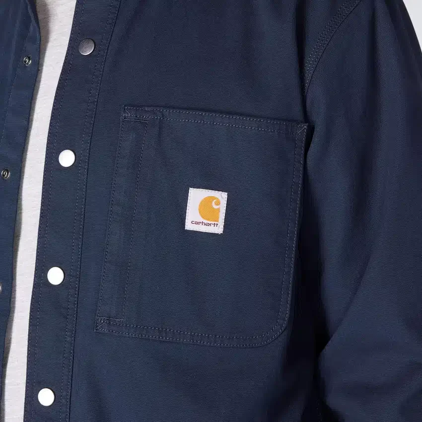 Chaqueta de lona de corte holgado Rigby para hombre - Chaquetas de camisa para hombre
