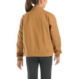 Chaqueta de lona Rugged Flex® de manguitos largos para niña (niños/jóvenes)