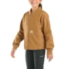 Chaqueta de lona Rugged Flex® de manguitos largos para niña (niños/jóvenes)