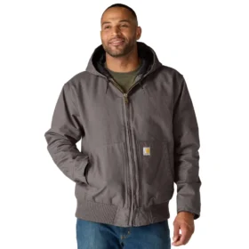 Chaqueta deportiva aislante de Washed Duck para hombre