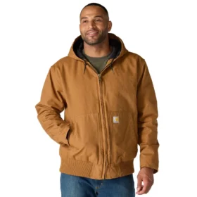 Chaqueta deportiva aislante de Washed Duck para hombre
