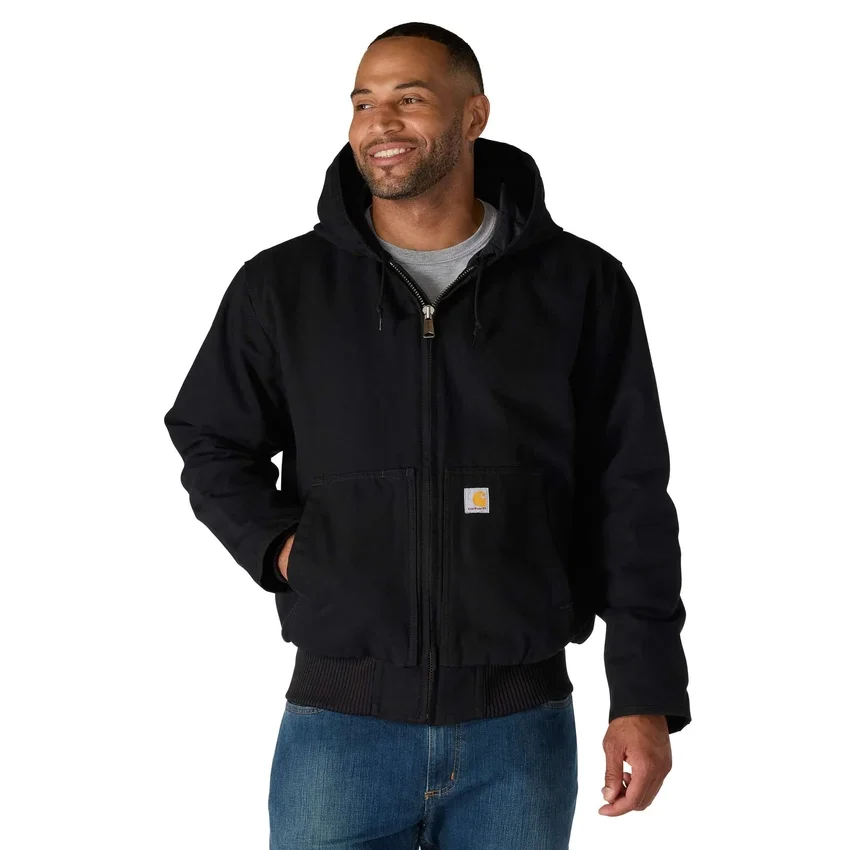 Chaqueta deportiva aislante de Washed Duck para hombre