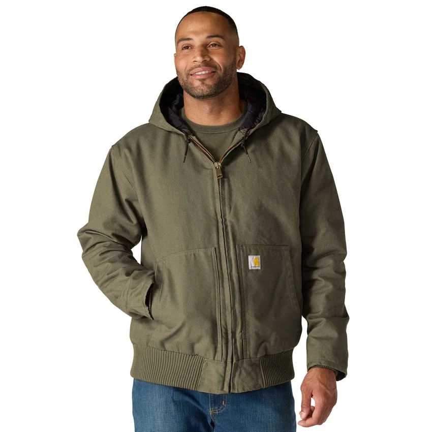 Chaqueta deportiva aislante de Washed Duck para hombre