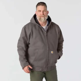 Chaqueta deportiva aislante de Washed Duck para hombre