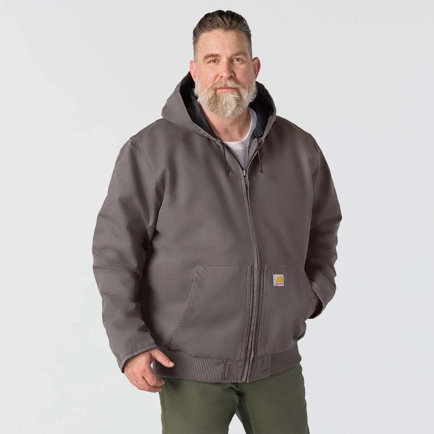 Chaqueta deportiva aislante de Washed Duck para hombre