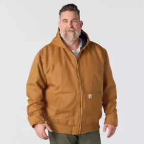 Chaqueta deportiva aislante de Washed Duck para hombre