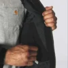Chaqueta deportiva aislante de Washed Duck para hombre
