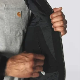 Chaqueta deportiva aislante de Washed Duck para hombre