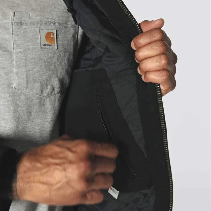 Chaqueta deportiva aislante de Washed Duck para hombre