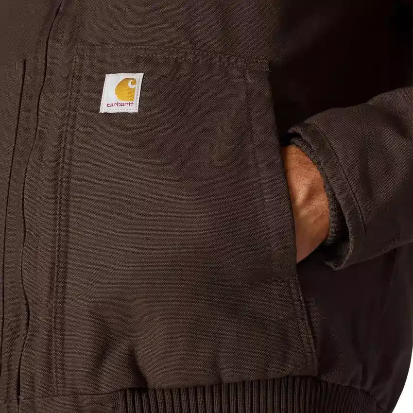 Chaqueta deportiva aislante de Washed Duck para hombre