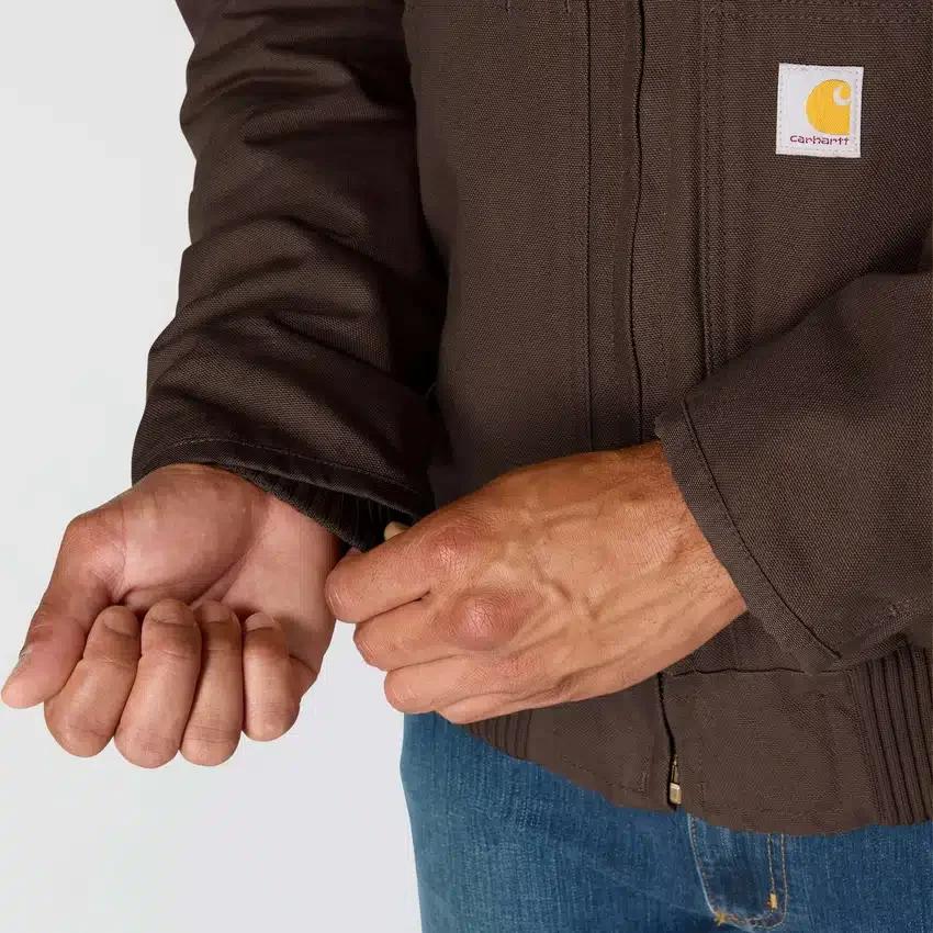 Chaqueta deportiva aislante de Washed Duck para hombre