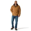 Chaqueta deportiva aislante de Washed Duck para hombre