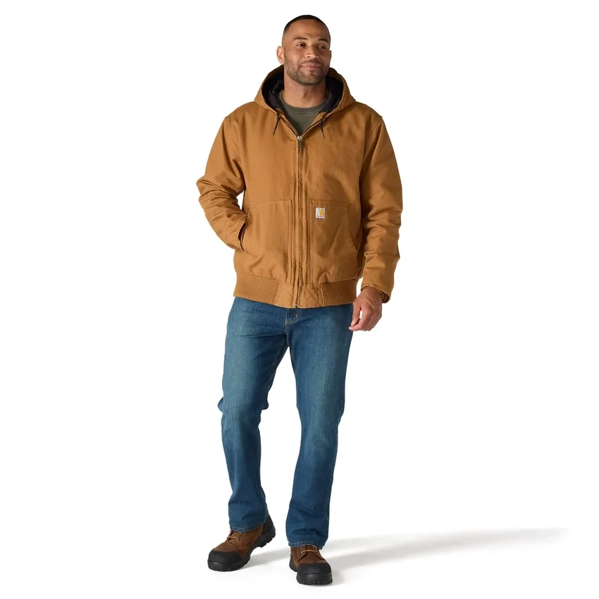 Chaqueta deportiva aislante de Washed Duck para hombre