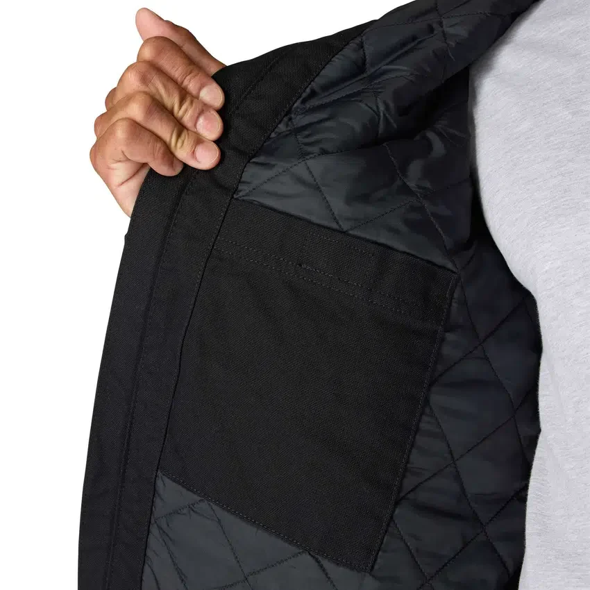 Chaqueta deportiva aislante de Washed Duck para hombre