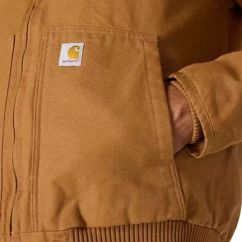 Chaqueta deportiva aislante de Washed Duck para hombre