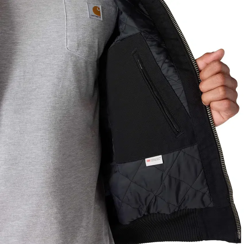 Chaqueta deportiva aislante de Washed Duck para hombre