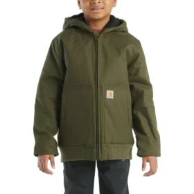 Chaqueta deportiva de franela con forro acolchado para niño (niños/jóvenes)