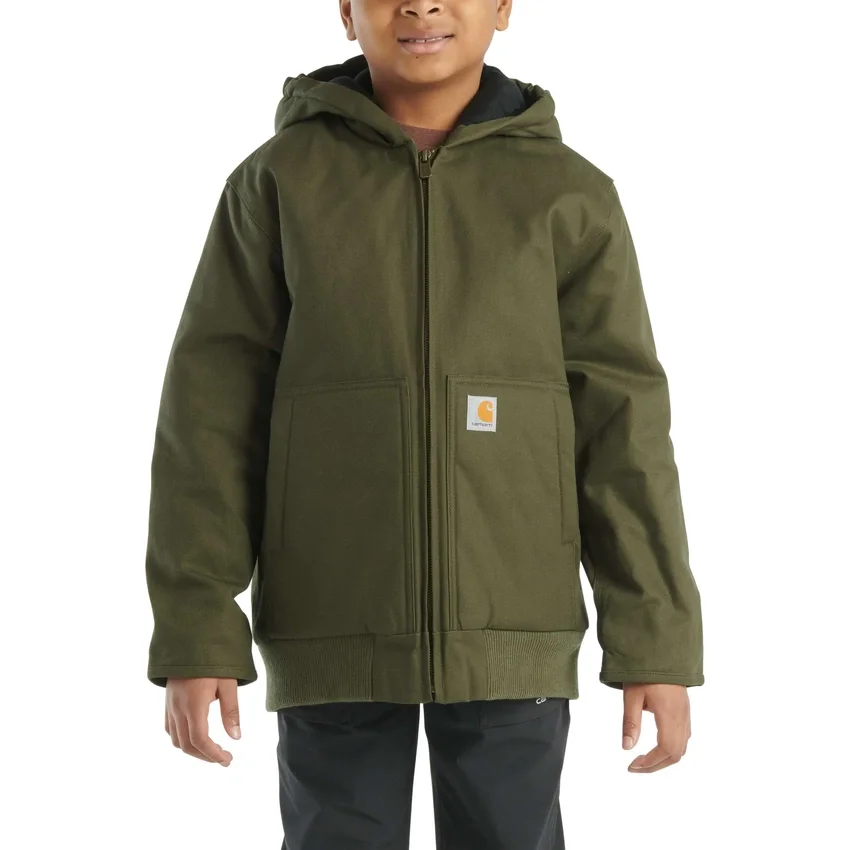 Chaqueta deportiva de franela con forro acolchado para niño (niños/jóvenes)