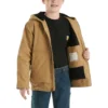 Chaqueta deportiva de franela con forro acolchado para niño (niños/jóvenes)