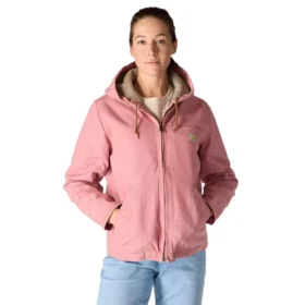 Chaqueta icónica Sierra Washed Duck para mujer, de lona lavada y forrada de sherpa
