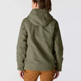 Chaqueta icónica Sierra Washed Duck para mujer, de lona lavada y forrada de sherpa
