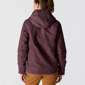 Chaqueta icónica Sierra Washed Duck para mujer, de lona lavada y forrada de sherpa