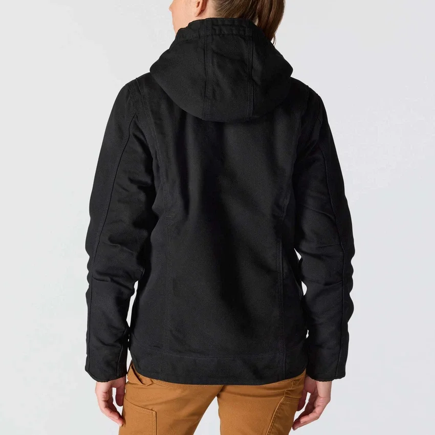 Chaqueta icónica Sierra Washed Duck para mujer, de lona lavada y forrada de sherpa