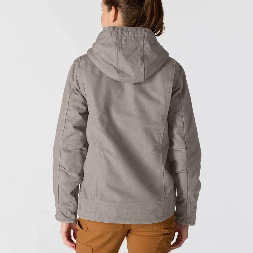 Chaqueta icónica Sierra Washed Duck para mujer, de lona lavada y forrada de sherpa