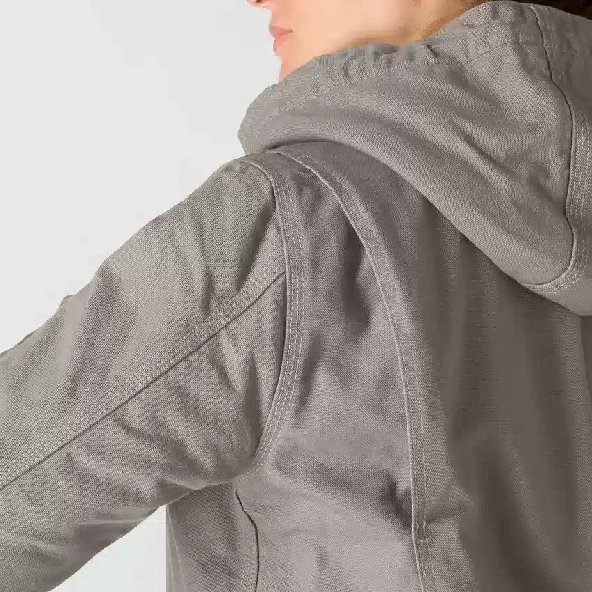 Chaqueta icónica Sierra Washed Duck para mujer, de lona lavada y forrada de sherpa