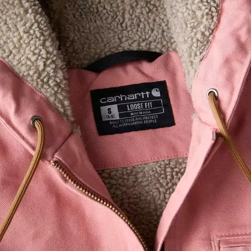 Chaqueta icónica Sierra Washed Duck para mujer, de lona lavada y forrada de sherpa