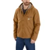 Chaqueta para hombre Washed Duck de lona lavada con forro de sherpa