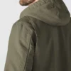 Chaqueta para hombre Washed Duck de lona lavada con forro de sherpa