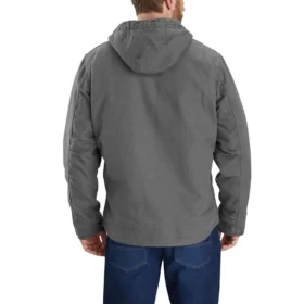 Chaqueta para hombre Washed Duck de lona lavada con forro de sherpa