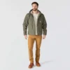 Chaqueta para hombre Washed Duck de lona lavada con forro de sherpa