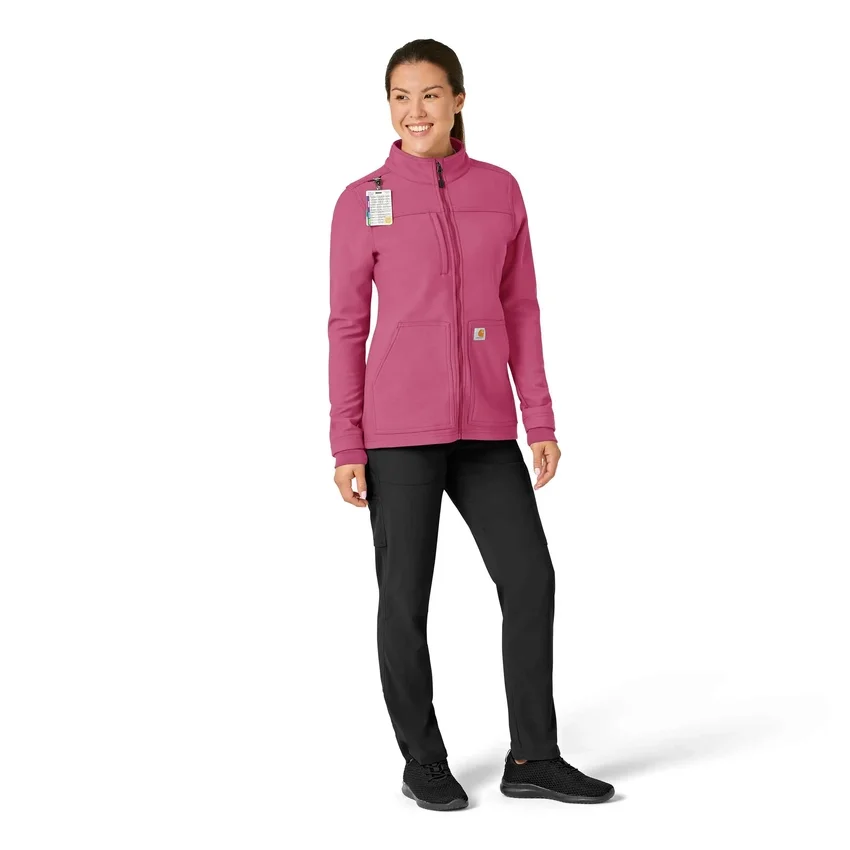 Chaqueta quirúrgica de forro polar laminado Rugged Flex® Peak para mujer