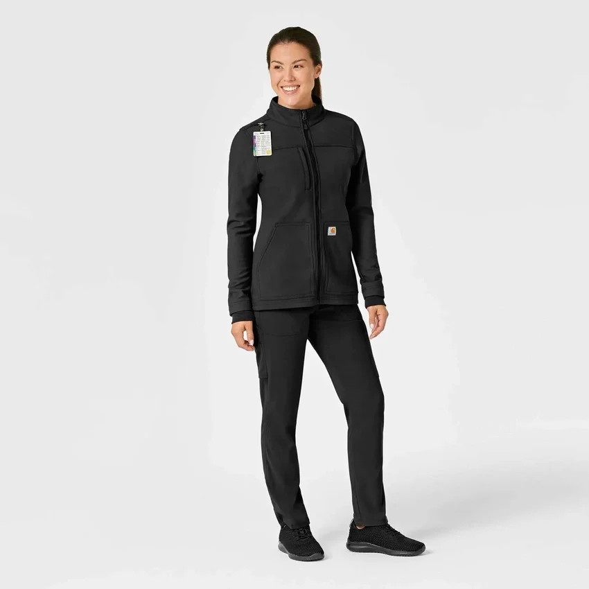 Chaqueta quirúrgica de forro polar laminado Rugged Flex® Peak para mujer