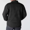 Chaqueta tipo camisa acolchada de corte holgado y peso grueso con cierre de botones a presión Rain Defender®