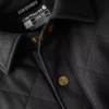 Chaqueta tipo camisa acolchada de corte holgado y peso grueso con cierre de botones a presión Rain Defender®