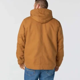 Chaqueta utilitaria de hombre Washed Duck «Bartlett» con forro de sherpa